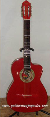 Guitarra económica modelo GTE con curva de Paracho Vista 2
